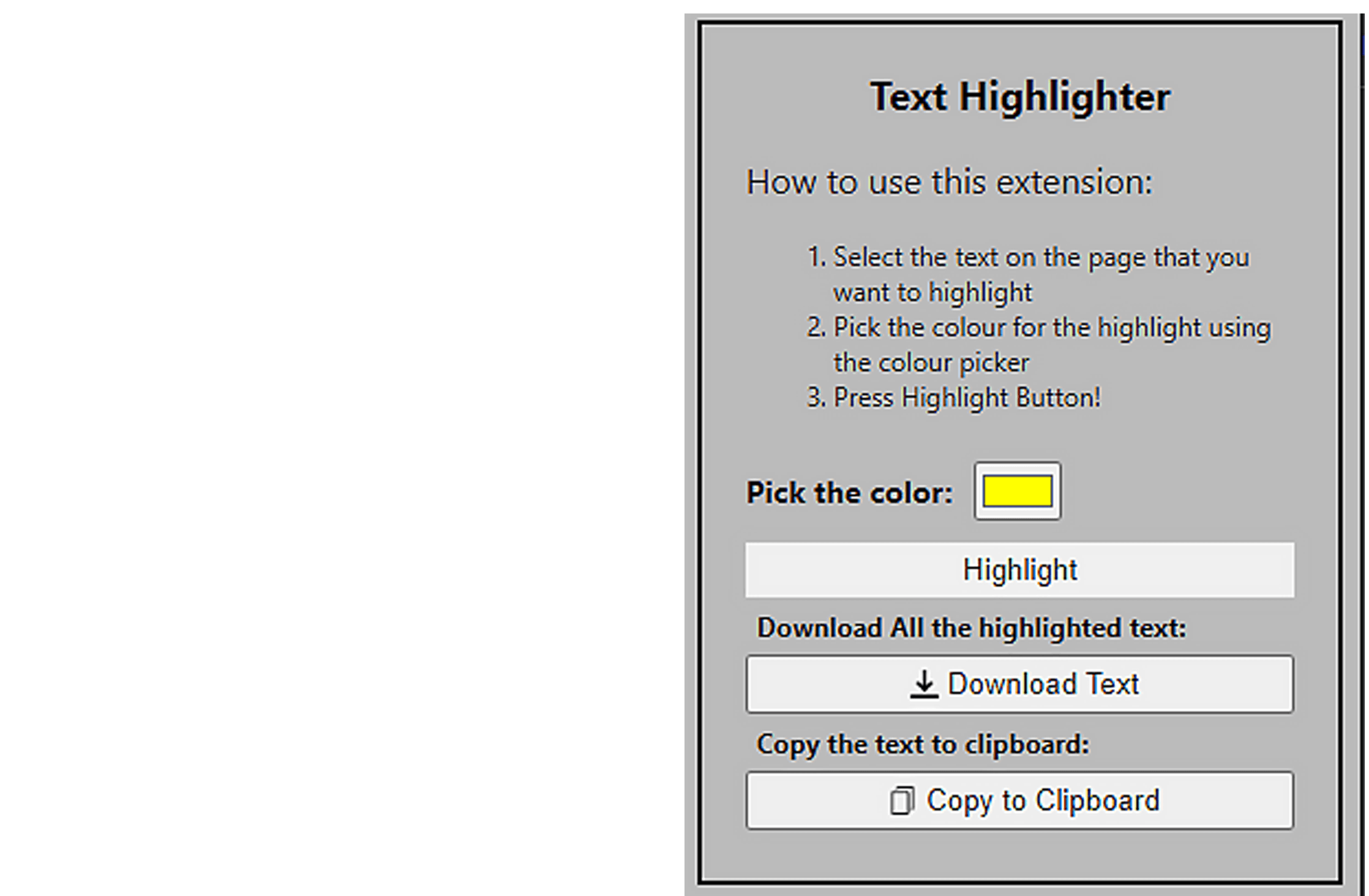 Highlighter Extension